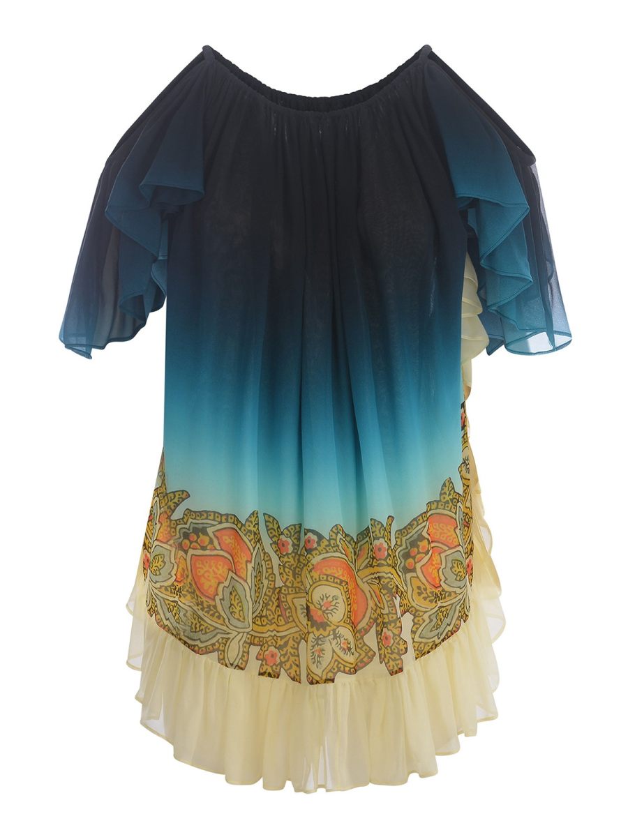 Etro Robe Au Genou - Bleu