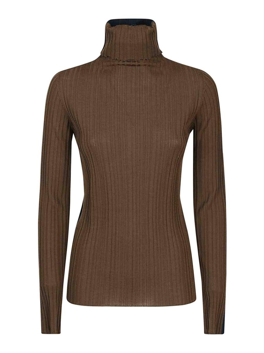 Cividini Pull Col Bateau - Vert