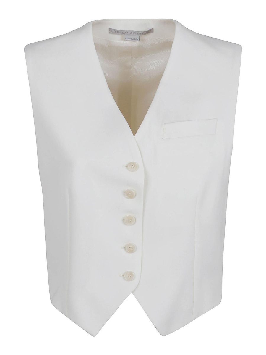 Stella Mccartney Gilet - Crème