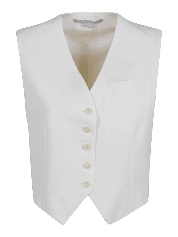 Stella Mccartney Gilet - Crème