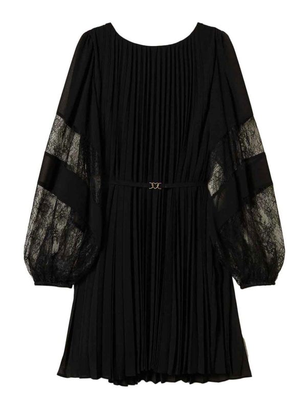 Twinset Robe Au Genou - Noir