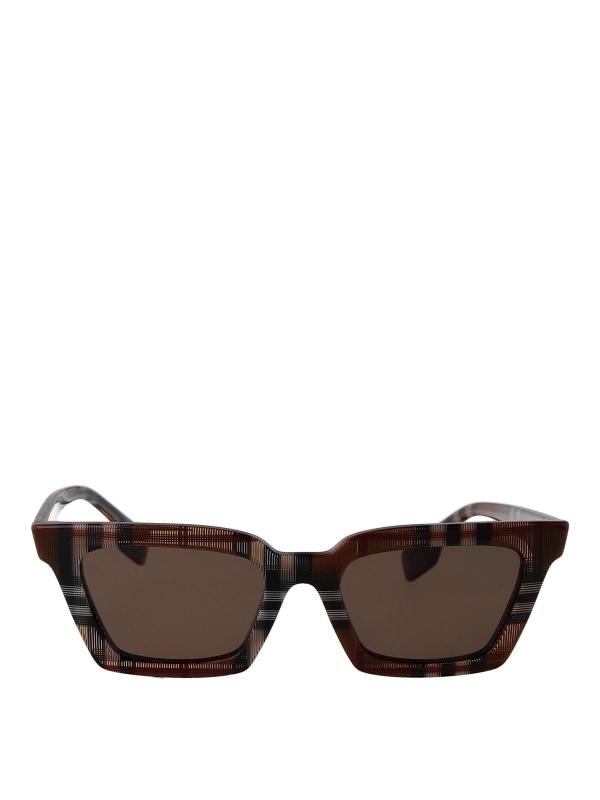 Burberry Lunettes De Soleil - Marron