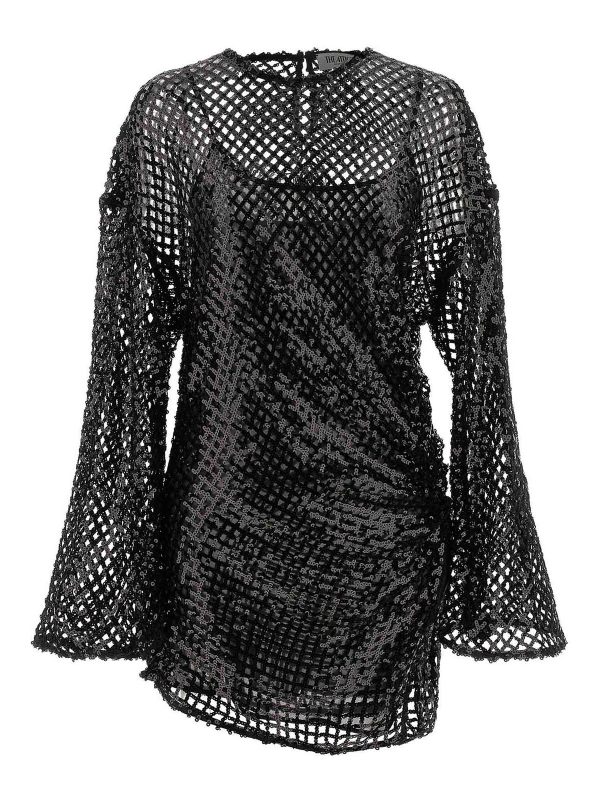 The Attico Robe Au Genou - Noir