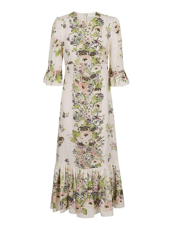 Zimmermann Robe Au Genou - Multicolore