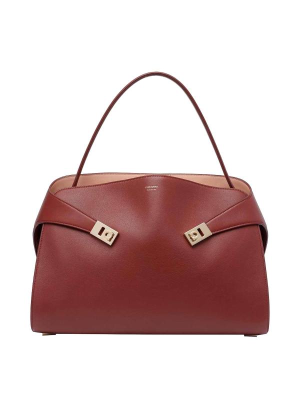 Salvatore Ferragamo Sac Porté Épaule - Roug
