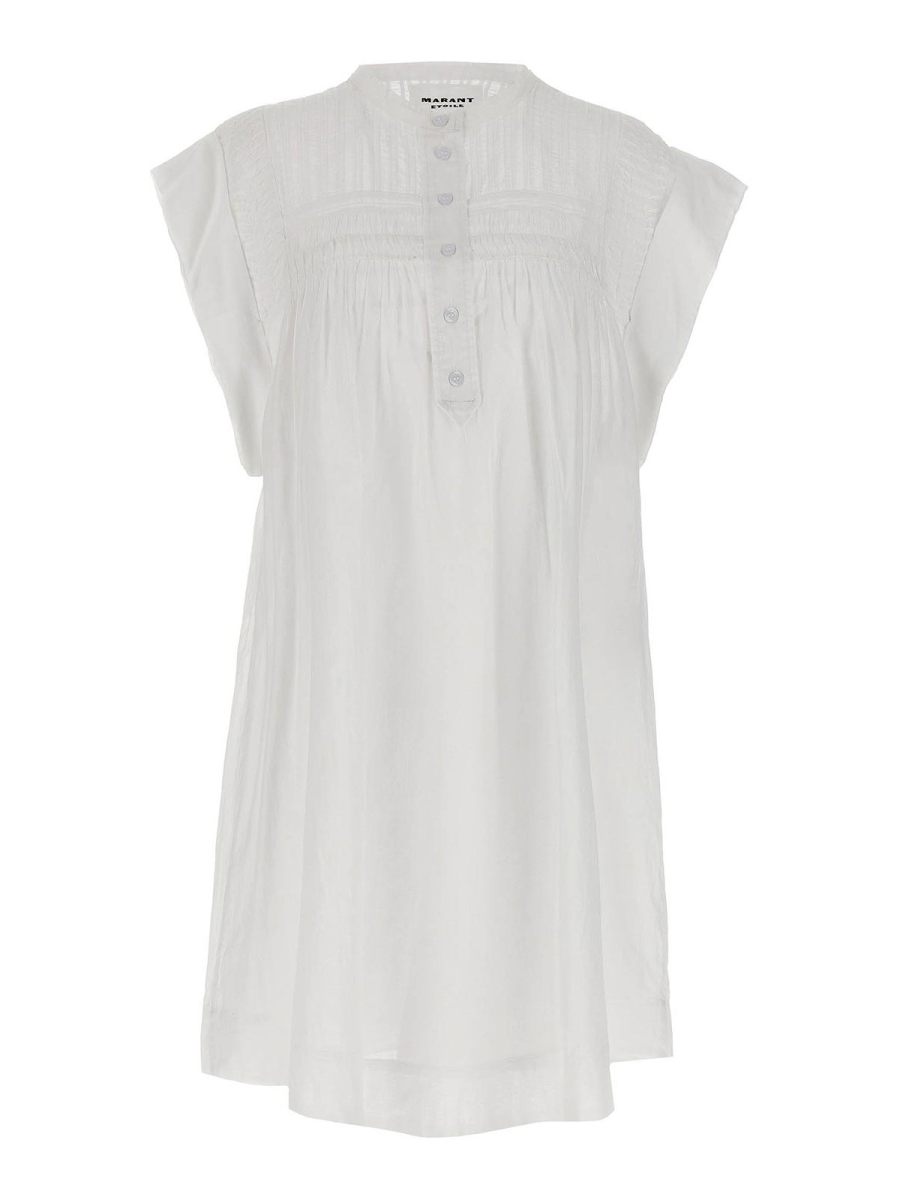 Isabel Marant Etoile Robe Au Genou - Blanc