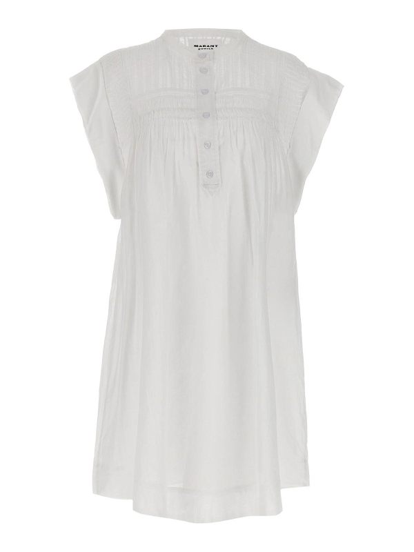 Isabel Marant Etoile Robe Au Genou - Blanc