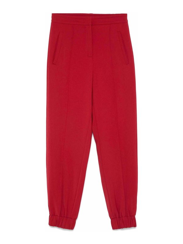 Patrizia Pepe Pantalons Décontractés - Rouge