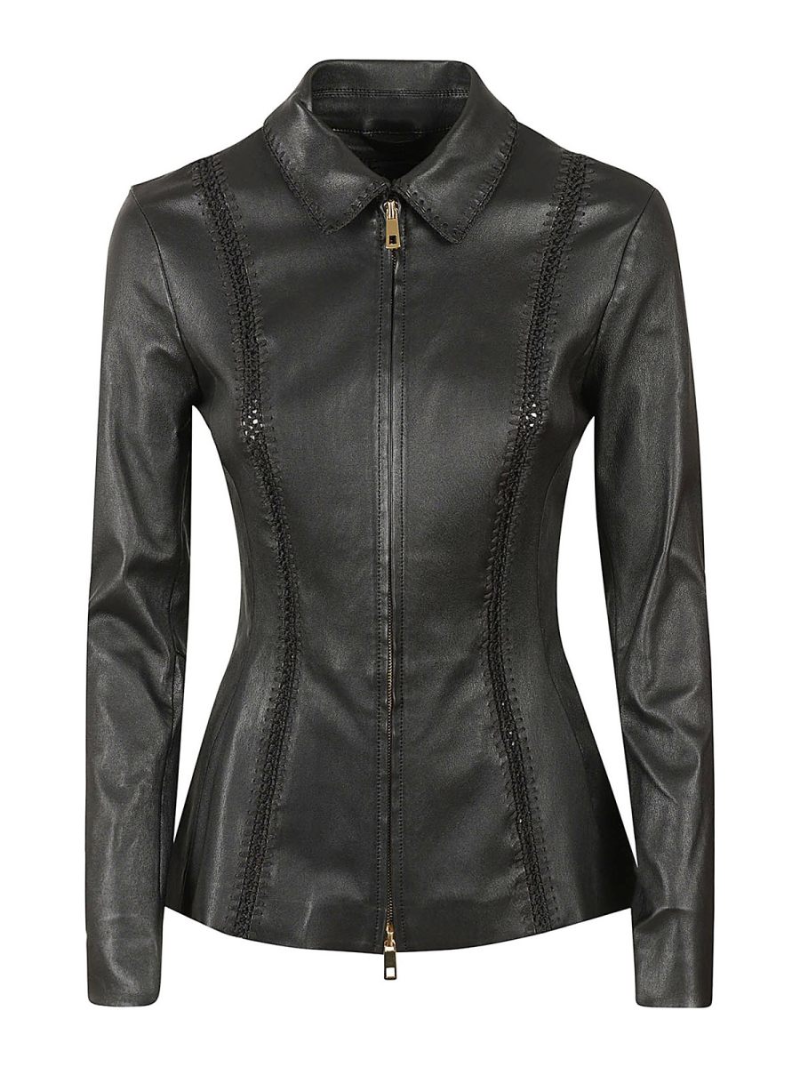 Desa 1972 Blouson En Cuir - Noir
