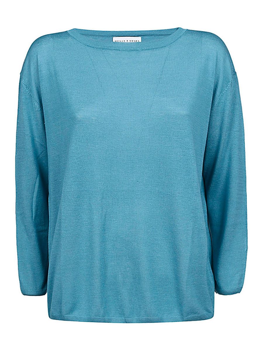 Skill & Genes T-Shirt - Bleu
