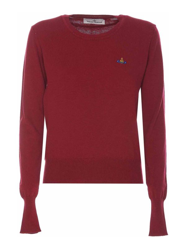 Vivienne Westwood Pull Col Rond - Rouge Brun