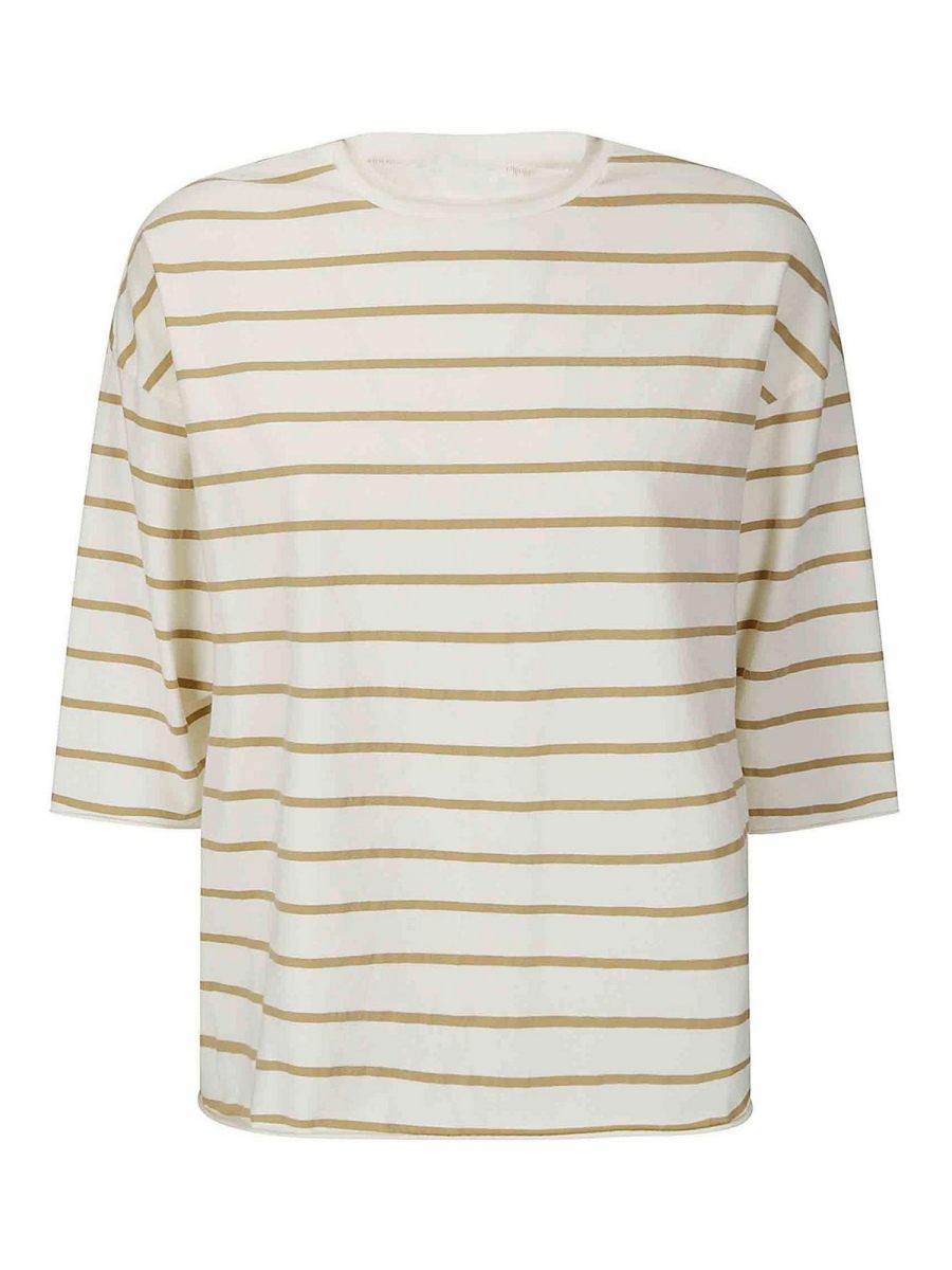 Labo. Art Pull Col Bateau - Blanc