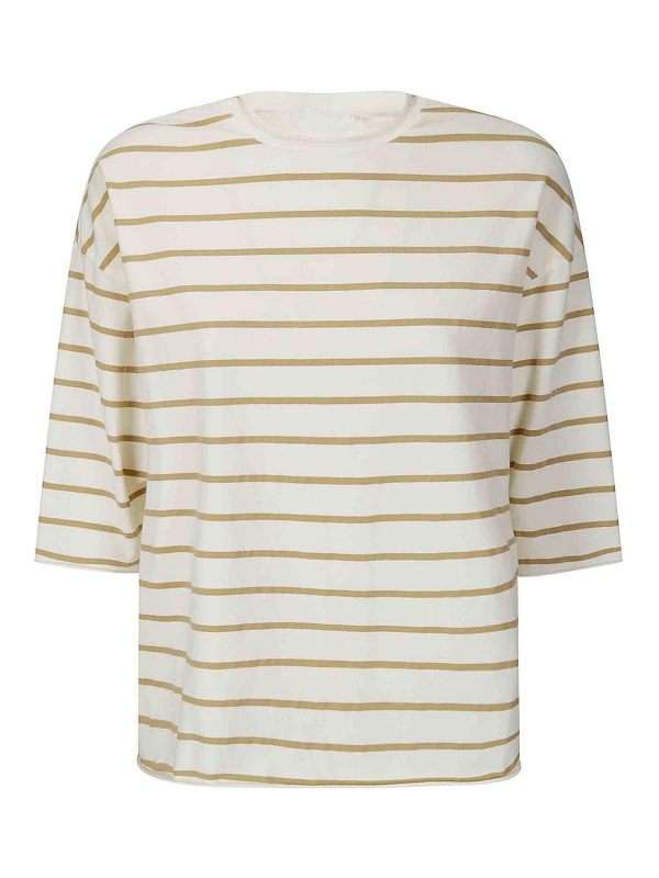 Labo. Art Pull Col Bateau - Blanc