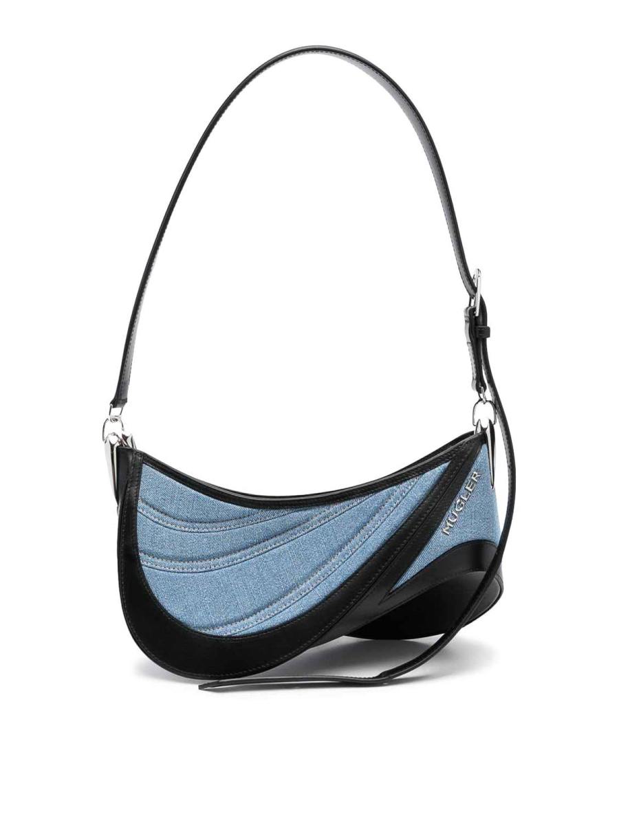 Mugler Sac Bandoulière - Denim