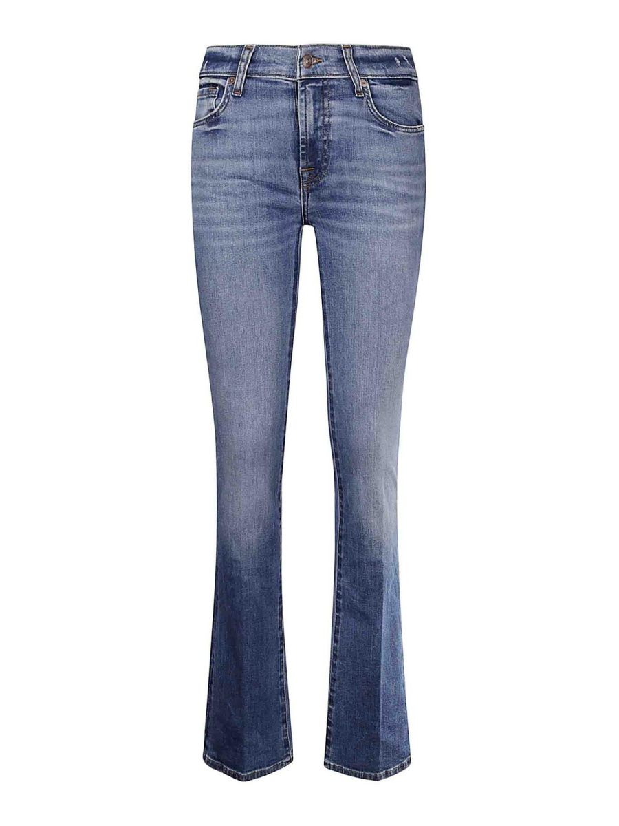 7 For All Mankind Jean Bootcut - Foncé Délavé