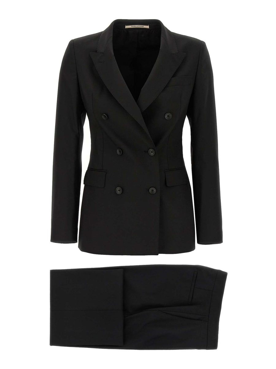 Tagliatore Robe Au Genou - Noir