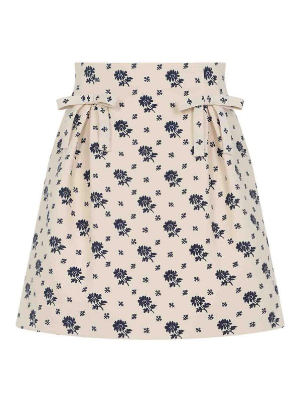 Valentino Jupe Midi - Bleu