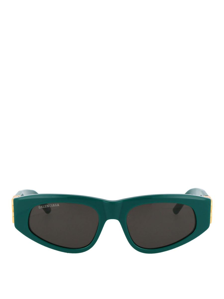 Balenciaga Lunettes De Soleil - Vert