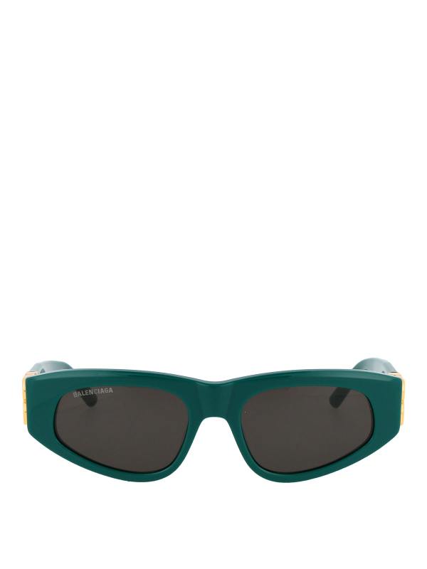 Balenciaga Lunettes De Soleil - Vert