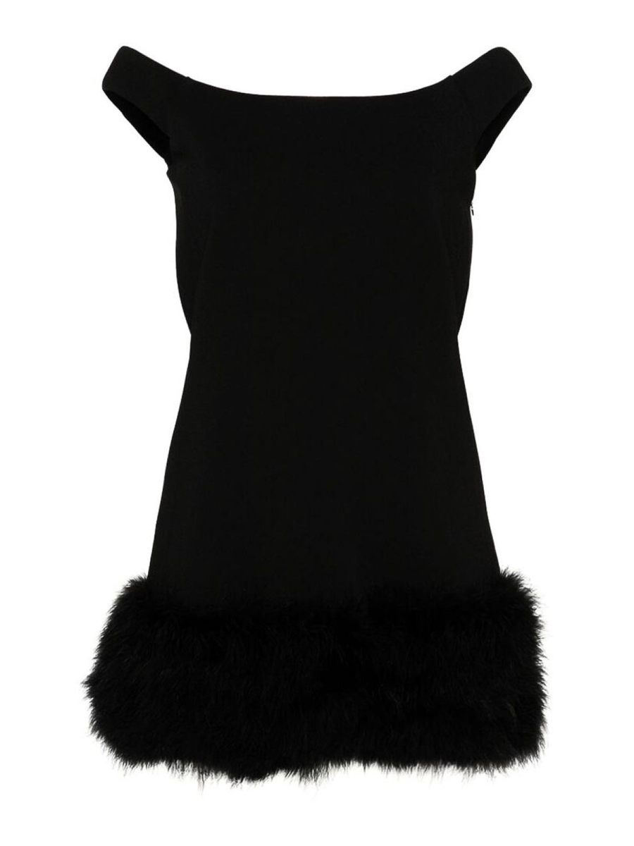 Blumarine Robe Courte - Noir