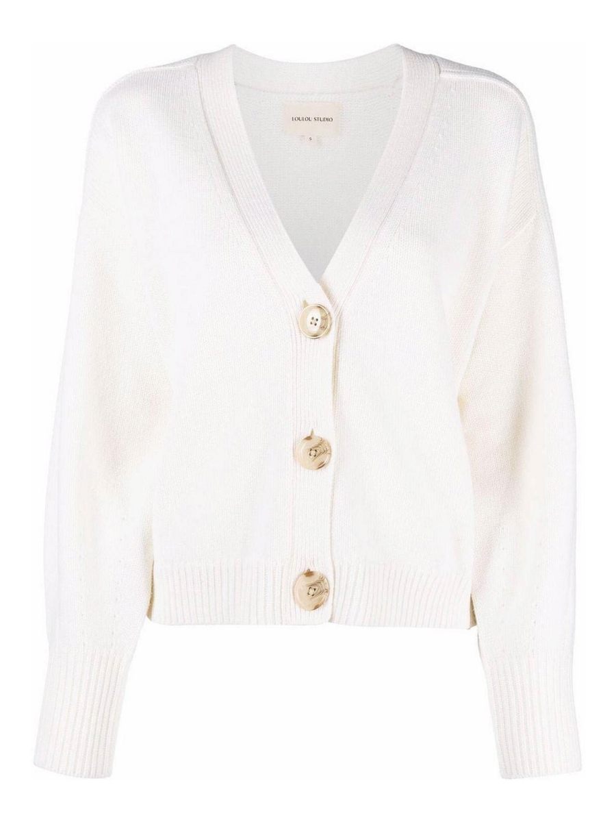 Loulou Studio Cardigan - Blanc