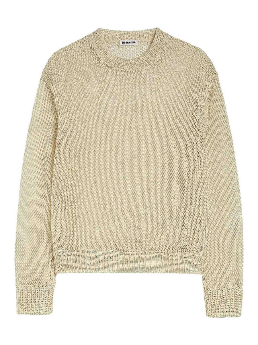 Jil Sander Pull Col Rond - Couleur Chair