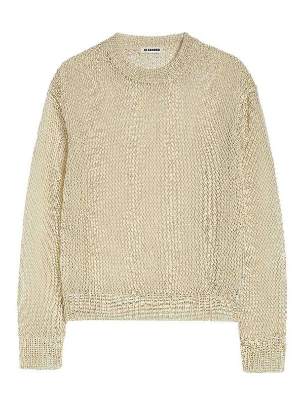 Jil Sander Pull Col Rond - Couleur Chair