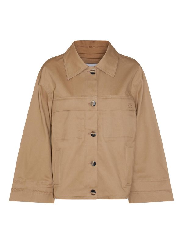 Ganni Veste Casual - Beige