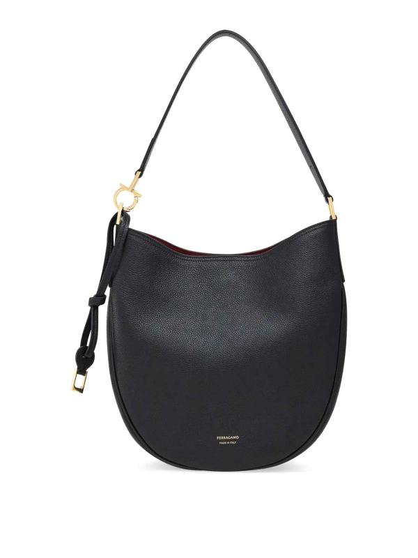 Salvatore Ferragamo Sac Porté Épaule - Noir