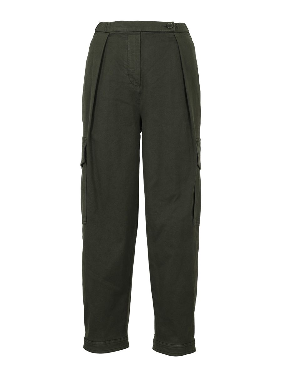 Aspesi Pantalons Décontractés - Vert Foncé
