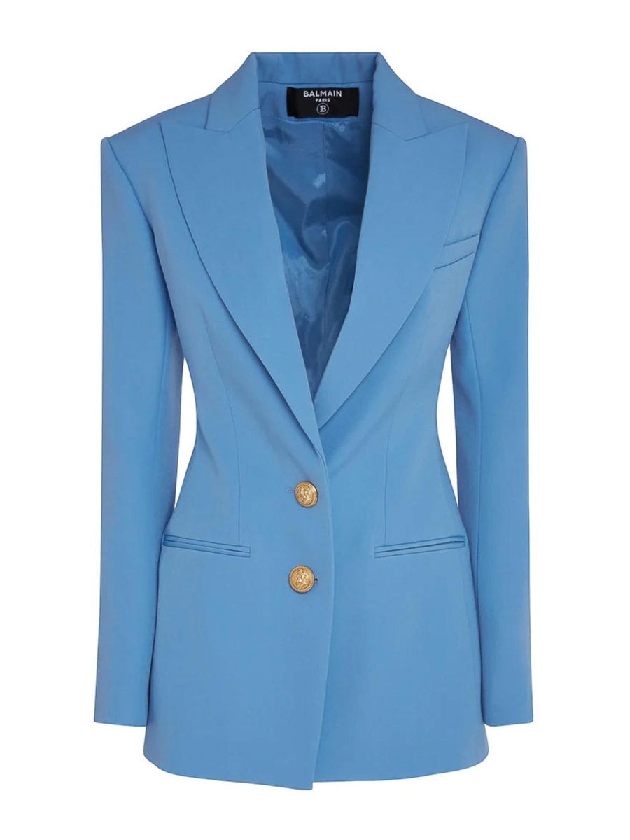 Balmain Veste Casual - Bleu