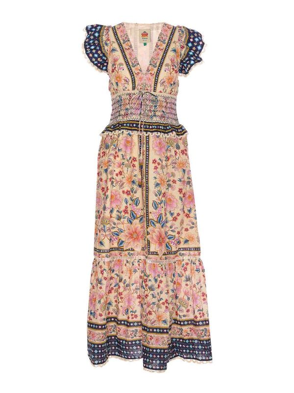 Farm Rio Robe Au Genou - Multicolore