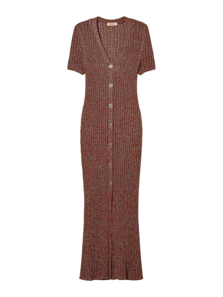 Twinset Pull Col Bateau - Marron