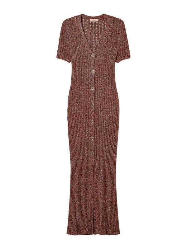 Twinset Pull Col Bateau - Marron
