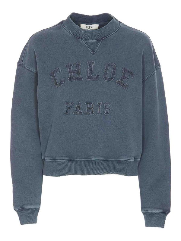 Chloe' Sweat-Shirts - Bleu