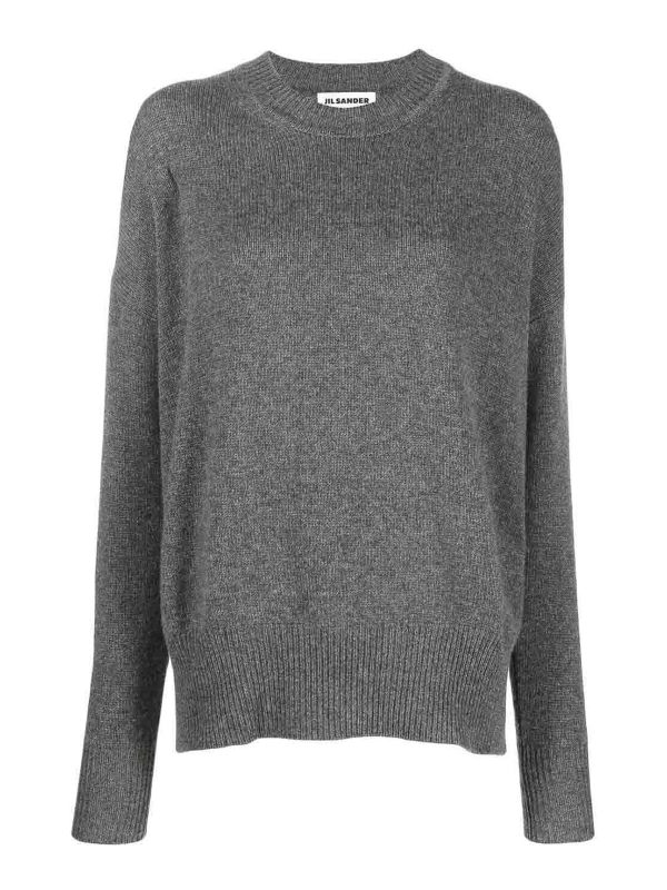 Jil Sander Pull Col Rond - Gris