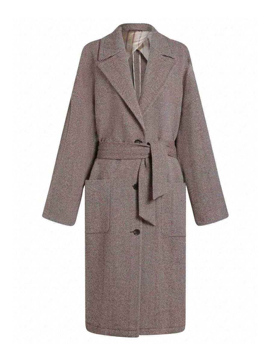 Etro Manteau Long - Couleur Chair