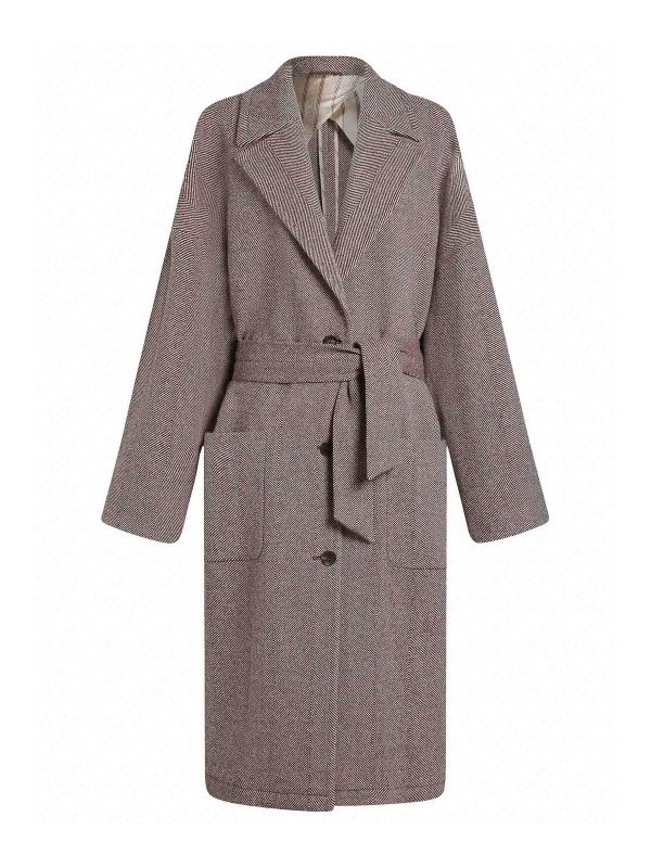 Etro Manteau Long - Couleur Chair
