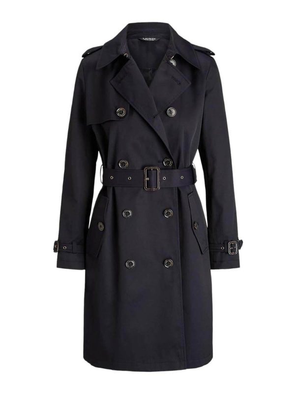 Lauren Ralph Lauren Trench-Coat - Bleu
