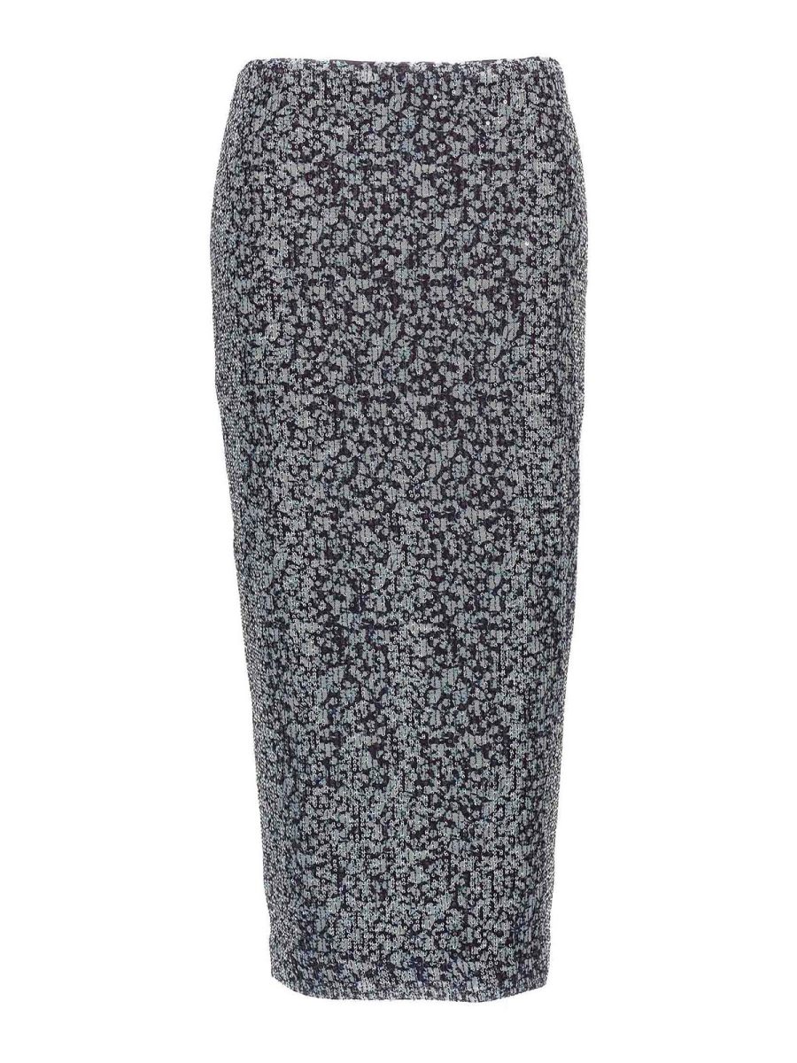 Rotate Birger Christensen Jupe Midi - Multicolore