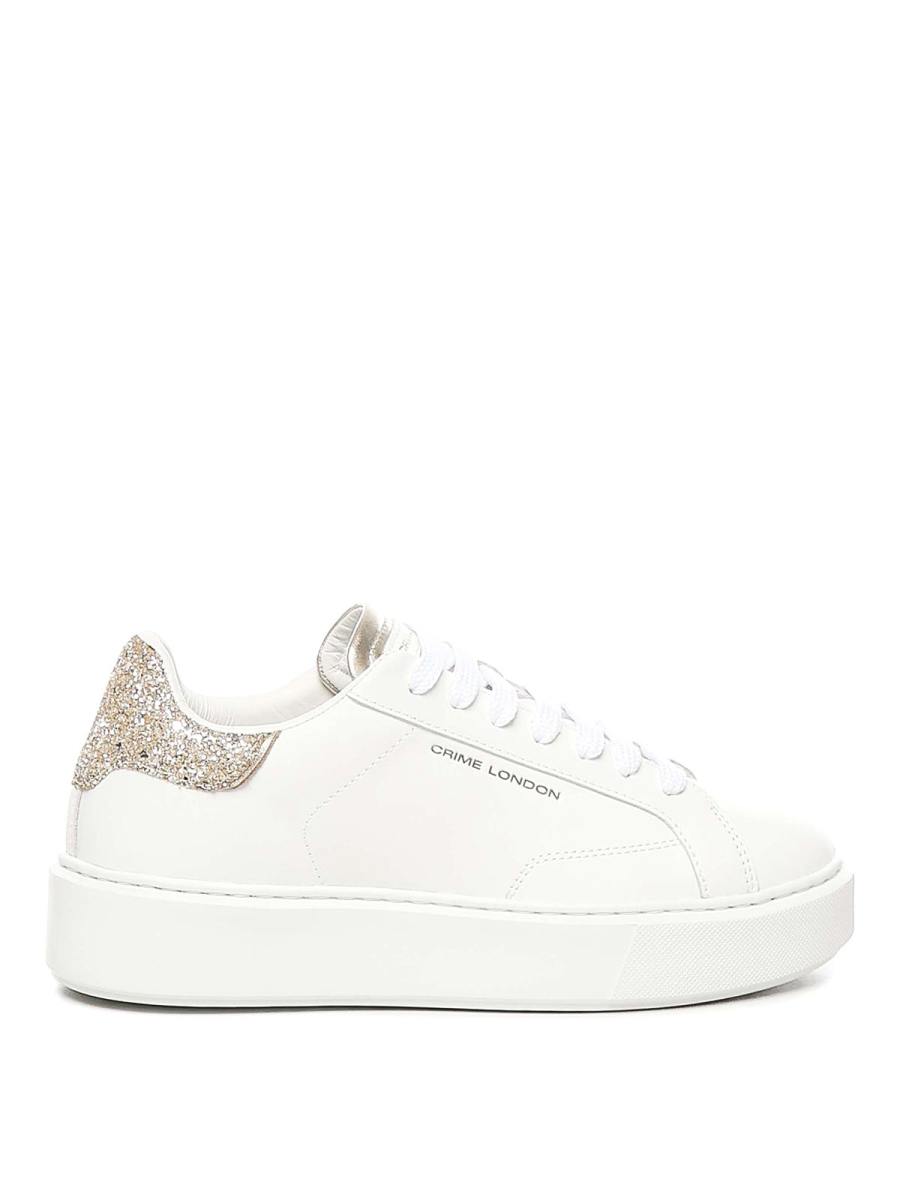 Crime London Baskets - Blanc