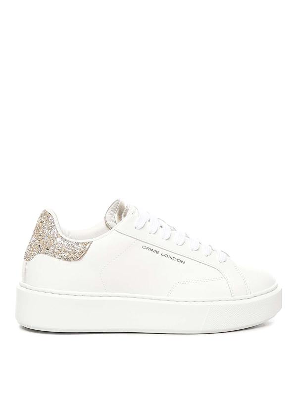 Crime London Baskets - Blanc
