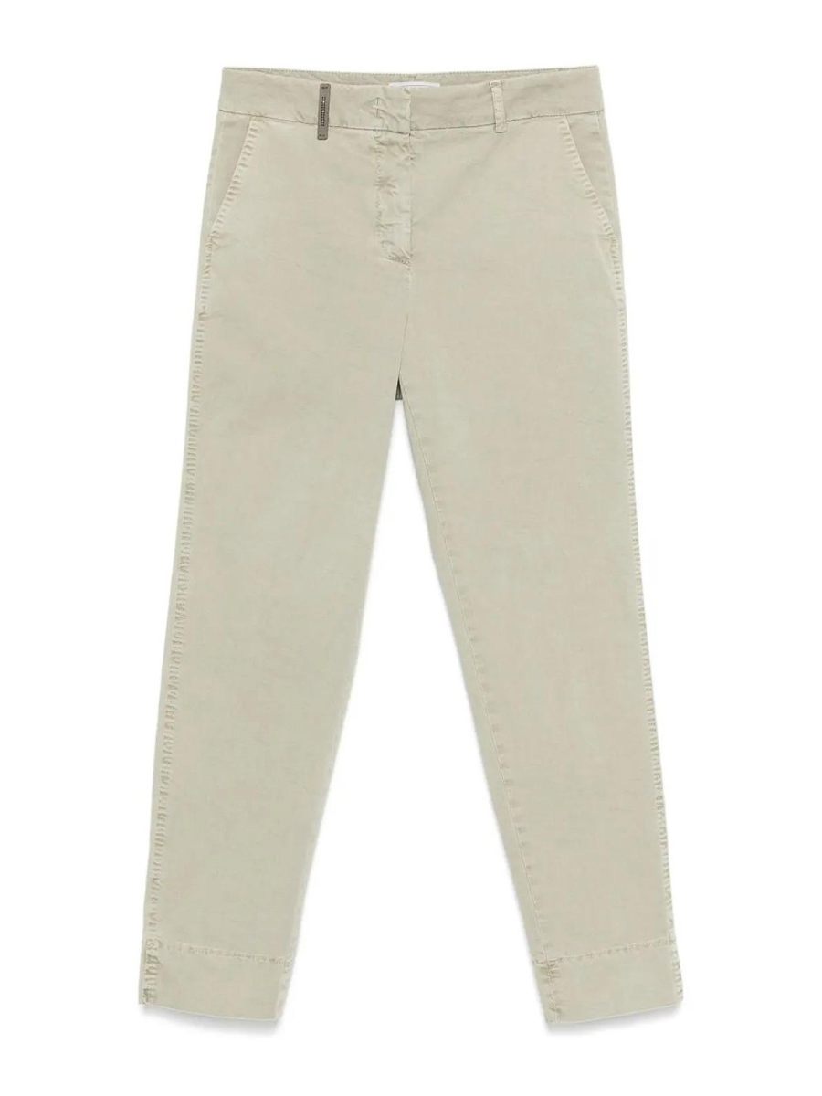 Peserico Pantalons Décontractés - Vert