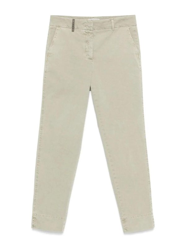 Peserico Pantalons Décontractés - Vert