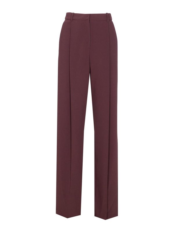 Elisabetta Franchi Pantalons Décontractés - Rouge