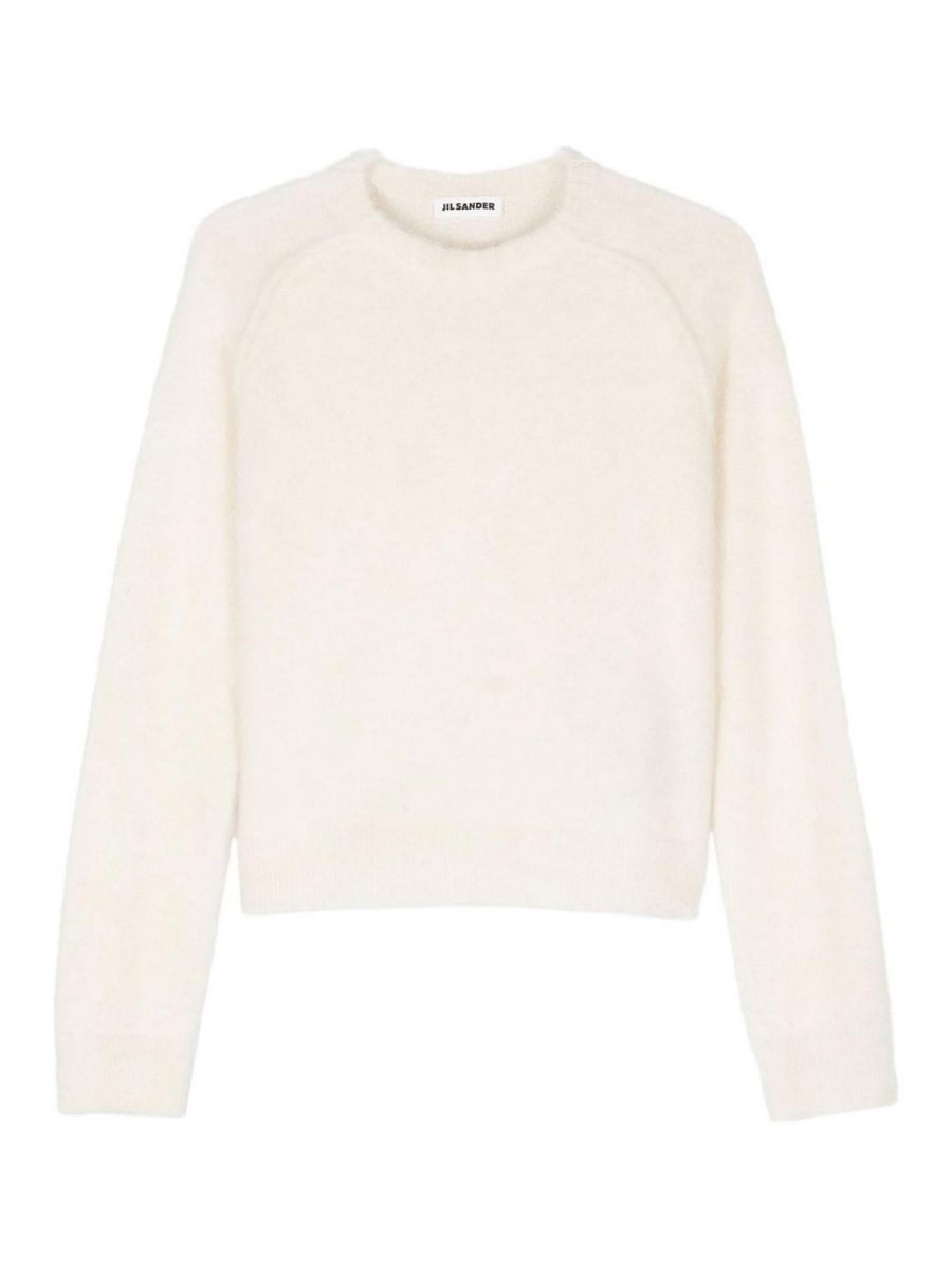 Jil Sander Pull Col Rond - Blanc