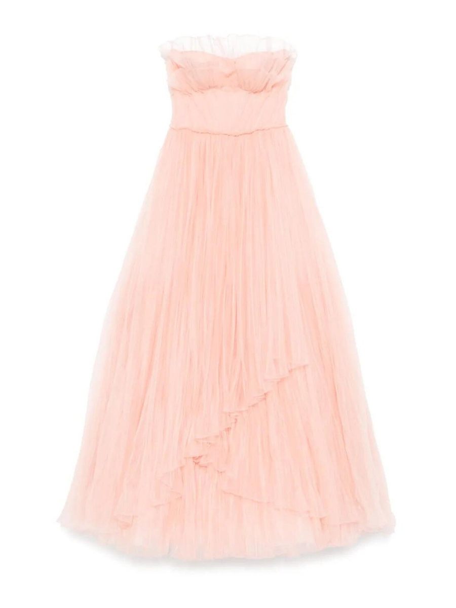 Costarellos Robe Au Genou - Rose