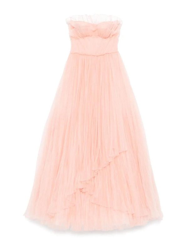 Costarellos Robe Au Genou - Rose