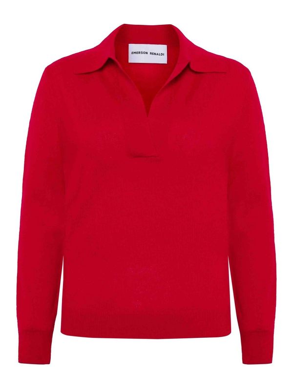 Emerson Renaldi Pull Col Rond - Rouge