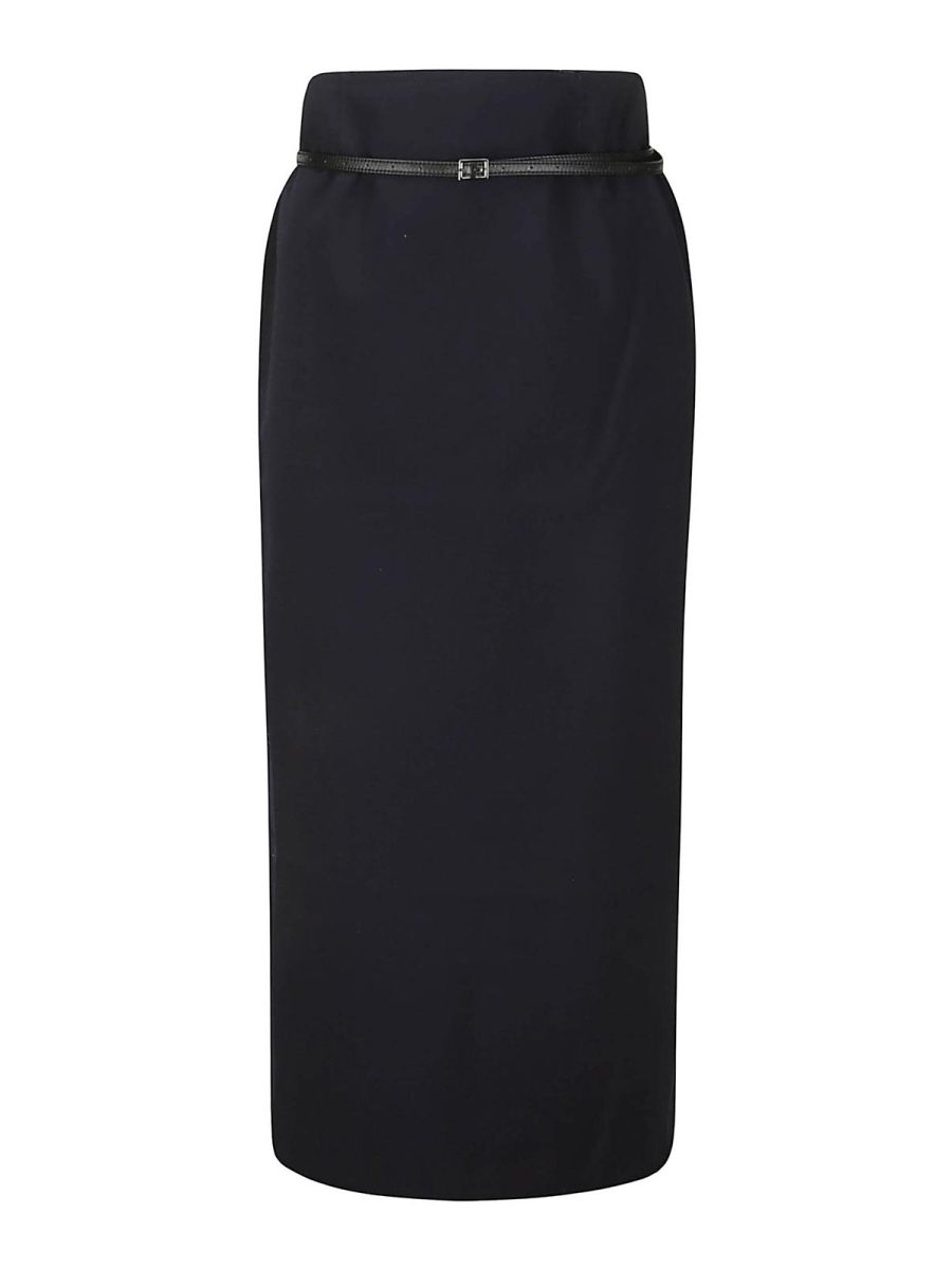 16 Arlington Jupe Midi - Bleu